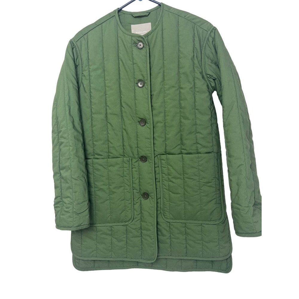 EVERLANE THE COTTON QUILTED JACKET SIZE XXS